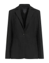 Souvenir Woman Blazer Black Size S Polyester, Viscose