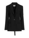 Souvenir Woman Blazer Black Size Xs Viscose, Polyester In Black