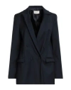 Souvenir Woman Blazer Navy Size M Polyester, Viscose, Elastic Fibres, Acetate