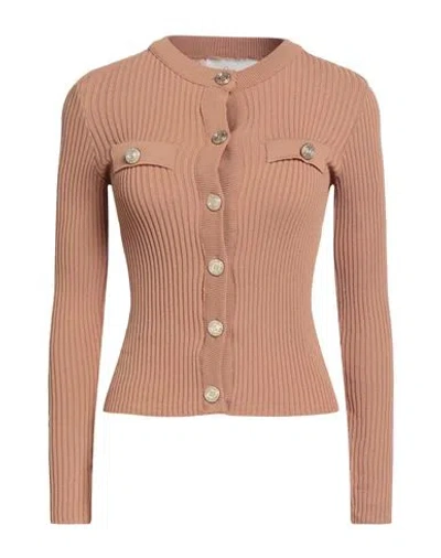 Souvenir Woman Cardigan Camel Size S Viscose, Polyamide