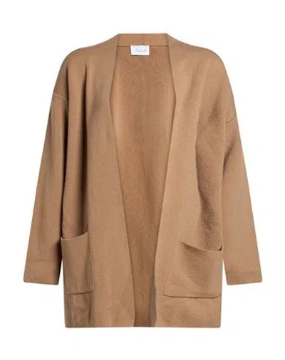 Souvenir Woman Cardigan Camel Size S Viscose, Polyamide, Wool, Cashmere In Brown