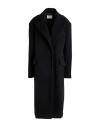 Souvenir Woman Coat Black Size M Wool, Polyamide In Black