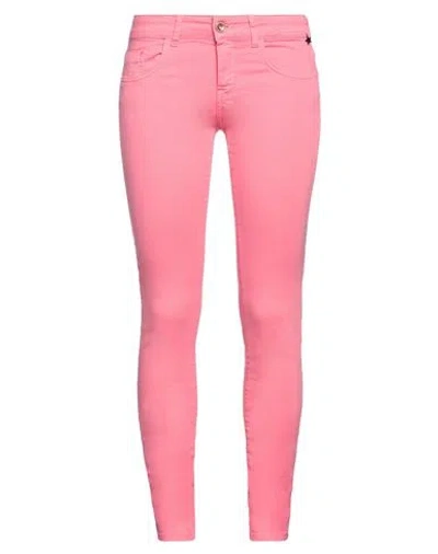 Souvenir Woman Jeans Pink Size Xs Cotton, Elastomultiester, Elastane
