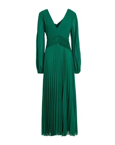 Souvenir Woman Maxi Dress Green Size M Polyester