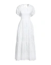 Souvenir Woman Maxi Dress White Size M Cotton
