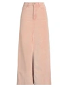 Souvenir Woman Maxi Skirt Antique Rose Size M Cotton, Elastane In Pink