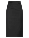Souvenir Woman Midi Skirt Black Size M Polyester, Viscose, Elastane