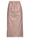 Souvenir Woman Midi Skirt Antique Rose Size M Polyurethane, Viscose In Pink
