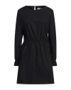 Souvenir Woman Mini Dress Black Size M Cotton