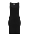 Souvenir Woman Mini Dress Black Size Onesize Acrylic, Wool, Viscose