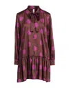 Souvenir Short Dresses In Brown