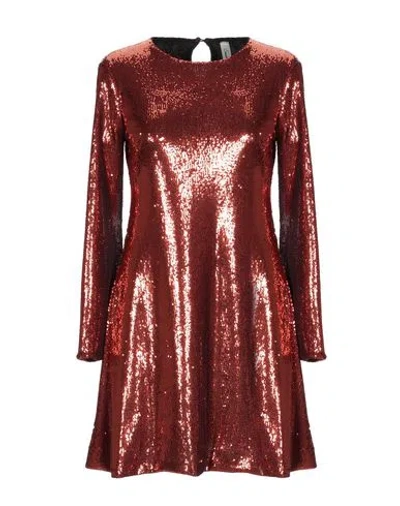 Souvenir Short Dresses In Copper