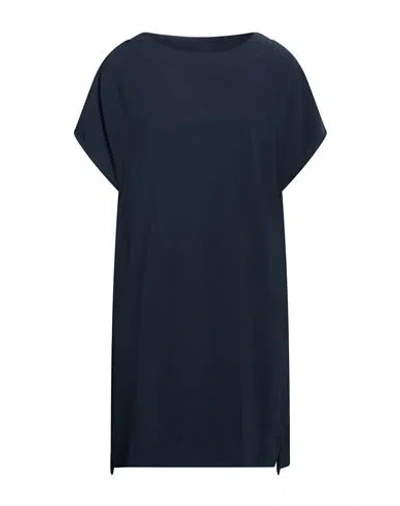 Souvenir Woman Mini Dress Navy Size S Viscose, Elastane In Blue