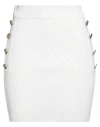 Souvenir Woman Mini Skirt White Size M Viscose, Polyamide In White
