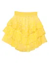 Souvenir Knee Length Skirts In Yellow