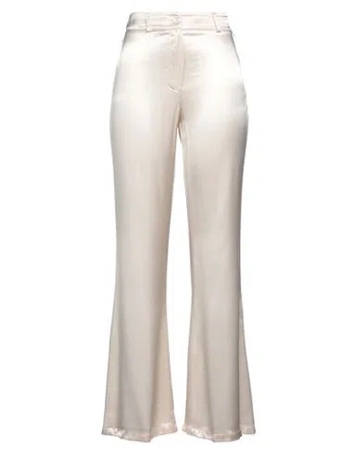 Souvenir Woman Pants Beige Size M Viscose