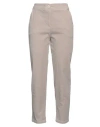 Souvenir Woman Pants Beige Size S Cotton, Elastane In Beige