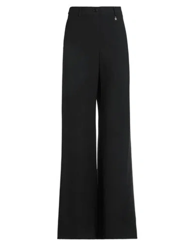 Souvenir Woman Pants Black Size Xs Polyester, Viscose, Elastane