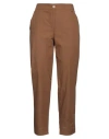 Souvenir Woman Pants Brown Size M Cotton