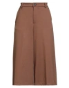 Souvenir Woman Pants Brown Size M Viscose, Polyamide, Polyester, Elastane In Brown