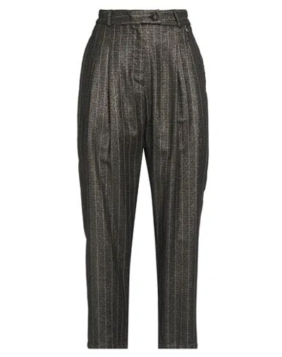 Souvenir Woman Pants Gold Size Xs Viscose, Polyester, Elastane