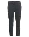Souvenir Woman Pants Grey Size S Cotton, Elastane In Gray