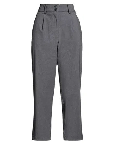 Souvenir Woman Pants Grey Size Xs Polyester, Viscose, Elastane In Gray