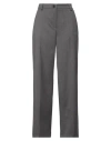 Souvenir Woman Pants Grey Size Xs Polyester, Viscose, Elastic Fibres In Grey