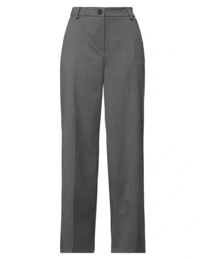 Souvenir Woman Pants Grey Size Xs Polyester, Viscose, Elastic Fibres