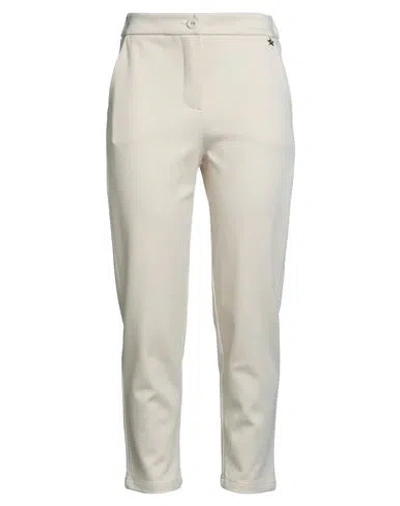 Souvenir Woman Pants Ivory Size S Viscose, Polyamide, Elastane In Neutral