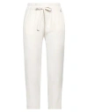 SOUVENIR SOUVENIR WOMAN PANTS IVORY SIZE XS POLYESTER, ELASTANE