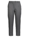 Souvenir Woman Pants Lead Size S Polyester, Viscose, Elastane In Gray