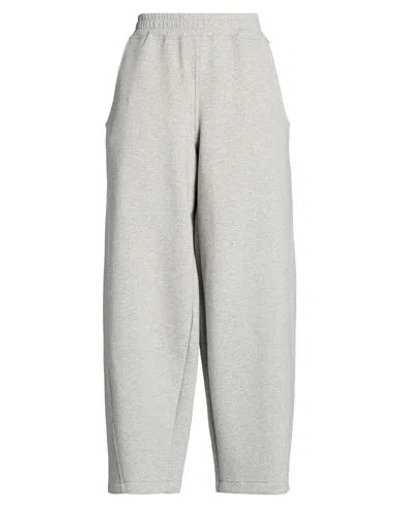 Souvenir Woman Pants Light Grey Size M Cotton, Polyester, Elastane In Gray