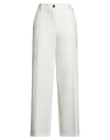 Souvenir Woman Pants Off White Size M Polyester, Viscose, Elastane In White