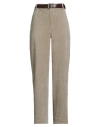 Souvenir Woman Pants Sand Size L Polyester, Elastane In Neutral