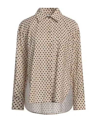 Souvenir Woman Shirt Beige Size M Viscose