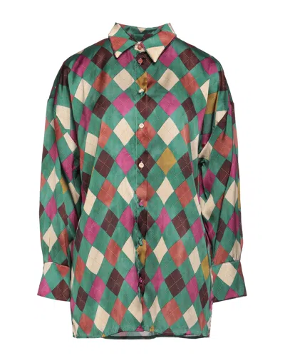 Souvenir Woman Shirt Green Size M Polyester