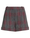 Souvenir Woman Shorts & Bermuda Shorts Lead Size S Polyester, Viscose, Elastane In Gray
