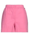 Souvenir Woman Shorts & Bermuda Shorts Pink Size M Cotton In Pink