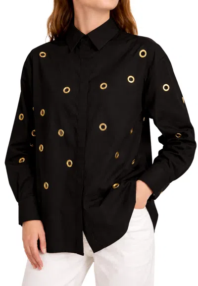 Souvenir Woman  Circles In Black
