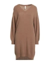 Souvenir Woman Sweater Camel Size M Acrylic, Baby Alpaca Wool, Polyamide, Wool