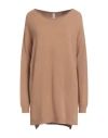 Souvenir Woman Sweater Camel Size Onesize Viscose, Polyester, Polyamide