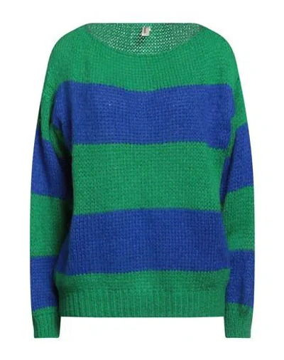 Souvenir Woman Sweater Green Size S Acrylic, Polyamide, Wool, Mohair Wool