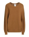 Souvenir Woman Sweater Mustard Size M Viscose, Polyester, Polyamide In Brown