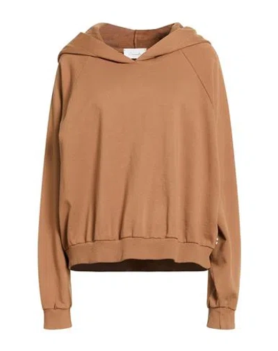 Souvenir Woman Sweatshirt Camel Size M Cotton In Brown
