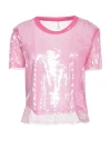 Souvenir Woman T-shirt Fuchsia Size M Polyester In Pink