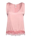 Souvenir Woman Top Pastel Pink Size M Viscose In Pink