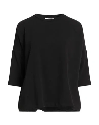 Souvenir Woman Top Black Size M Polyester, Elastane