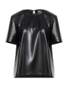 Souvenir Woman Top Black Size M Polyurethane