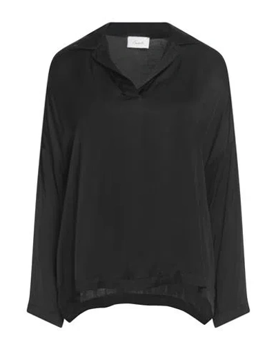 Souvenir Woman Top Black Size M Viscose